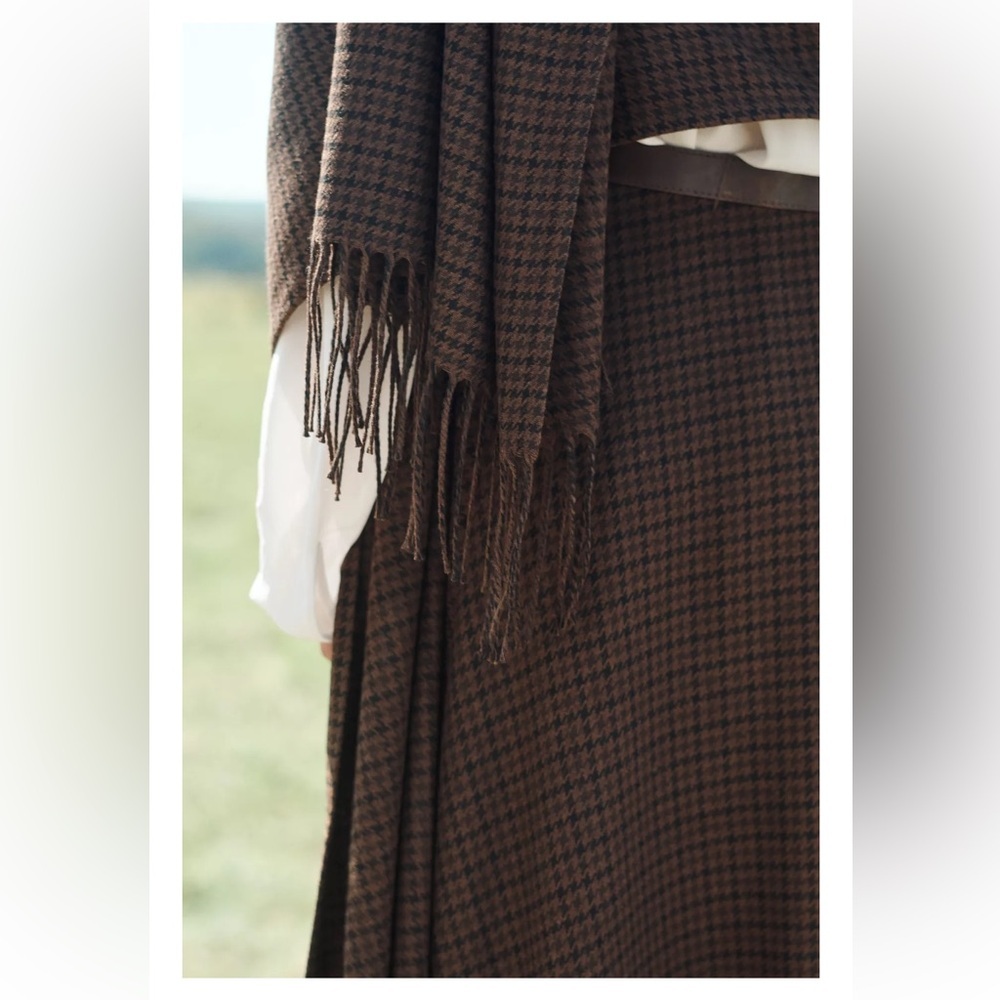 ❗️LAST CHANCE❗️ITEM WILL BE REMOVED SOON❗️ZARA ASYMMETRIC HEM FRINGED SKIRT - Picture 7 of 9